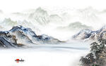 别墅山水无框新画 tif分层