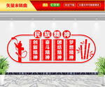 民族精神文化墙