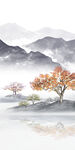 人气高清画山水图 TIF分层
