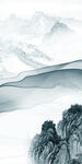 中式玄关画山水 TIF分层图