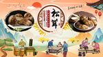 松茸背景墙