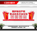 保护知识产权文化墙