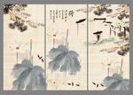 水墨荷花