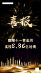 黑色海报