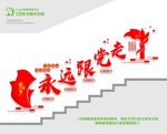 党建楼梯文化墙
