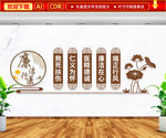 廉洁行医文化墙