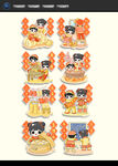 春节习俗插画