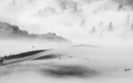 大气现代灰山水画 TIF分层