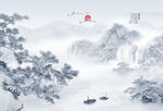 意境水墨山水