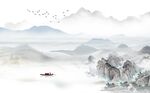 新中式背景墙