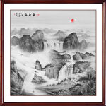 国画江山如画