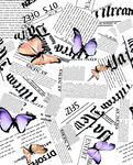 报纸蝴蝶