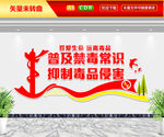 远离毒品文化墙