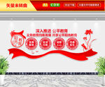 阳光公平教育文化墙