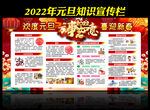 2022元旦宣传栏模板下载
