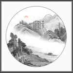 水墨画