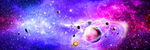 紫色星空