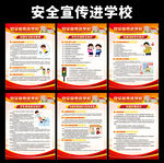 学校安全宣传挂图