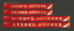 地产红金沙盘贴