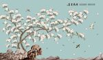 花鸟背景墙
