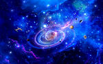 蓝色星空