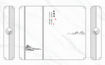 晶瓷画大理石电视背景墙