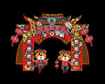 虎年门头