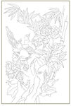 芙蓉花鸟图