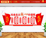 社会主义核心价值观文化墙