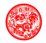 虎年窗花剪纸