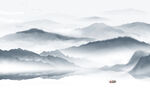 中式现代简约山水 TIF文件