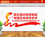防灾意识文化墙