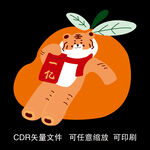 卡通老虎