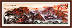 靠山风水画