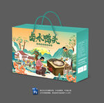 卤鸭头包装