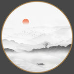 水墨画