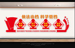 依法治档文化墙