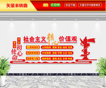 社会主义核心价值观文化墙