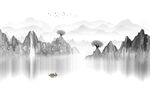 新中式山水画