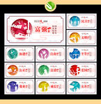 价值观展板