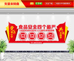 食品安全四个最严文化墙