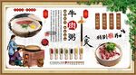 牛肉粥背景墙