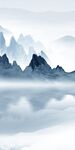 高档 玄关大气山水 TIF分层