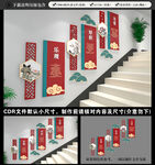 校园楼梯文化墙