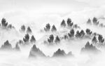 大气极简灰色山水 TIF分层