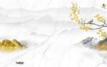 中国风客厅别墅山水 TIF分层