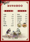 早餐店价目表