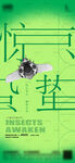 夜店传统节日节气惊蛰概念海报