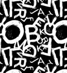 黑白字母