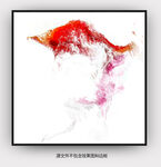 玄关抽象油画